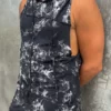 Men Hoody Singlet Tie Dye/Washed